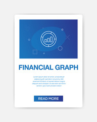 Sticker - FINANCIAL GRAPH ICON INFOGRAPHIC