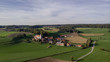 Oberbayerisches Dorf im Sommer - Luftaufnahme