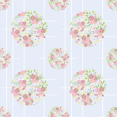 Fashionable pattern in small flowers. Floral seamless background for textiles, fabrics, covers, wallpapers, print, gift wrapping and scrapbooking. Raster copy.