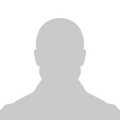 Profile Placeholder image. Gray silhouette no photo