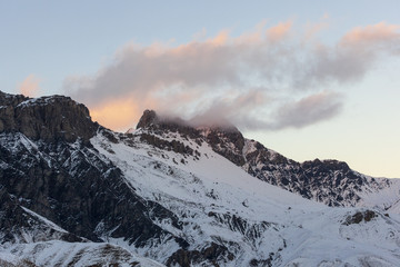 Wall Mural - coucher de soleil dans le mercantoour