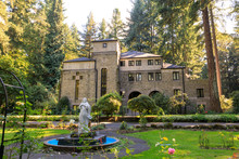The Grotto, Is A Catholic Outdoor Shrine And Sanctuary Located In The Madison South District Of Portland, Oregon, United States