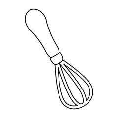 Sticker - whisk utensil kitchen cutlery