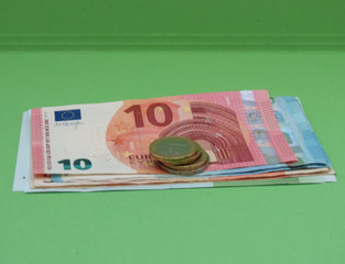 Poster - Euro notes and coins, European Union