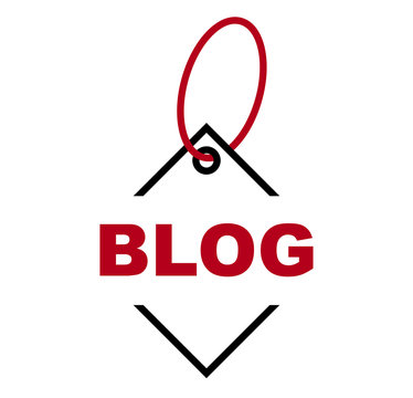 red vector banner blog