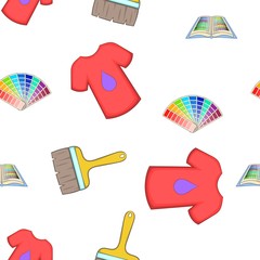 Poster - Printer pattern. Cartoon illustration of printer vector pattern for web