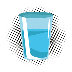 Poster - Water glass cup