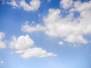 Wall Mural - Clouds and blue sky Bright and beautiful