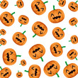 © Gstudio - happy halloween pumpkins pattern