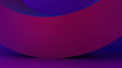 Poster - Abstract 3d rendering of rotating geometric shape. Modern background, looped animation. Seamless motion design. 4k UHD