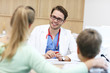 © Kalim - Little boy with mother in clinic having a checkup with pediatrician