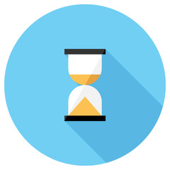 Fototapete - hourglass icon. Elements in flat design.