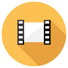 Fototapete - film icon. Elements in flat design.