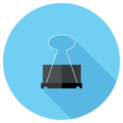 Fototapete - Binder icon. Elements in flat design.