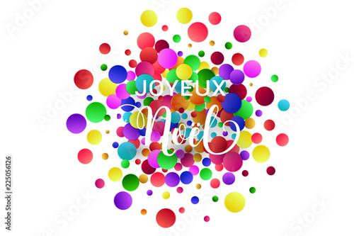 Joyeux Noel Merry Christmas french