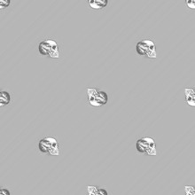 Monochrome Black White Lines Stripes Background Wallpaper Skulls Pattern Halloween