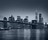 Fototapeta Miasta - Panorama New York City at night