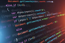 Programming Source Code Abstract Background