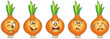 Onion. Vegetable food. Emoji emoticon collection.