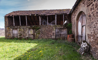 Poster - Lanteuil (Corrèze, France) - Ferme pittoresque