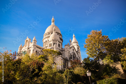 Plakat Sacre Coeur Paris na Montartre we Francji