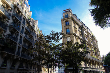 Wall Mural - Montmartre houses in Paris France