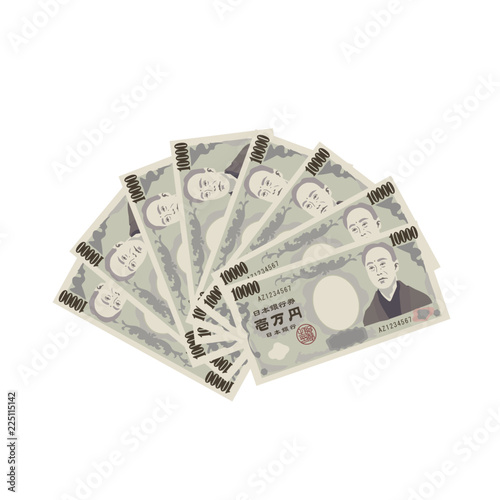 一万円札 イラスト Adobe Stock でこのストックベクターを購入して