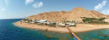 Panorama Of The Coast Of Eilat On The Red Sea
