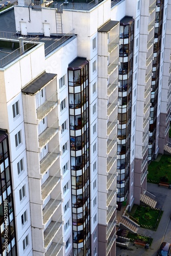 Fotografía Typical russian architectural building houses