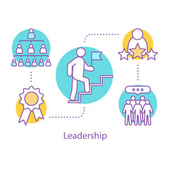 Sticker - Leadership concept icon