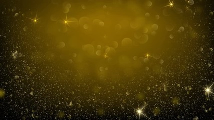 Wall Mural - Gold Holiday shining background. Seamless abstract cycle image.