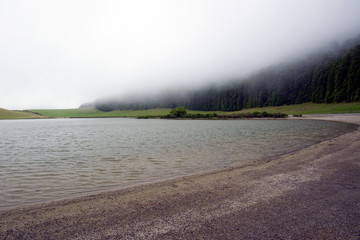 Wall Mural - Fog over Lagoade Sao Bras