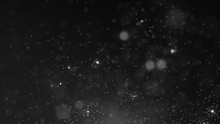 Dust Particles. Abstract Particle Background. Dots Background. 4k Rendering.