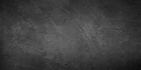 Wall Mural - Abstract Grunge Black Stucco Wall Background Texture