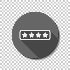 Poster - Pin code interface. Simple icon. flat icon, long shadow, circle, transparent grid. Badge or sticker style
