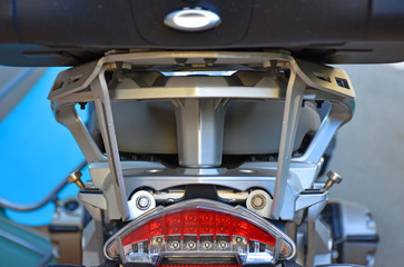 Technological details of a modern motorcycle