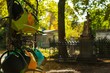Many Watering Cans on a Cemetry in Berlin