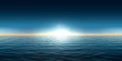 canvas print picture - 360° Sonnenaufgang über dem Ozean