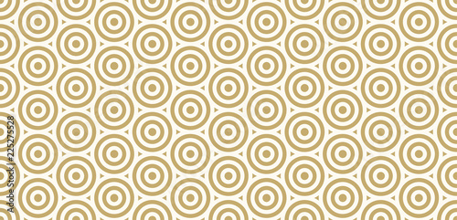 Background pattern seamless design gold color round and triangle abstract vec...