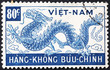 © Silvio - Dragon on old vietnamese postage stamp