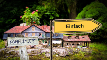 Poster - Schild 371 - Einfach