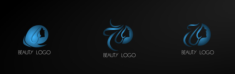 Sticker - beauty ladies logo icon