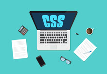 Cascading Style Sheets CSS Laptop Desktop