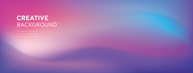 Wall Mural - abstract modern colorful blend purplish pink creative dynamic banner background