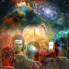 Canvas Print - man thoughts