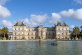 Fototapeta Paryż - French Senate at Jardin du Luxembourg, Paris, France
