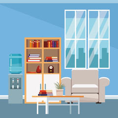 Poster - Living room interior