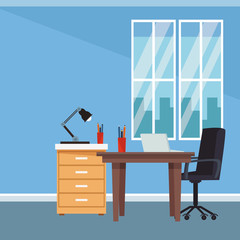 Wall Mural - Office interior scenery