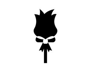 Wall Mural - black Celebration fashion image vector icon logo symbol
