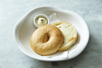 Sticker - Bagel with spread 